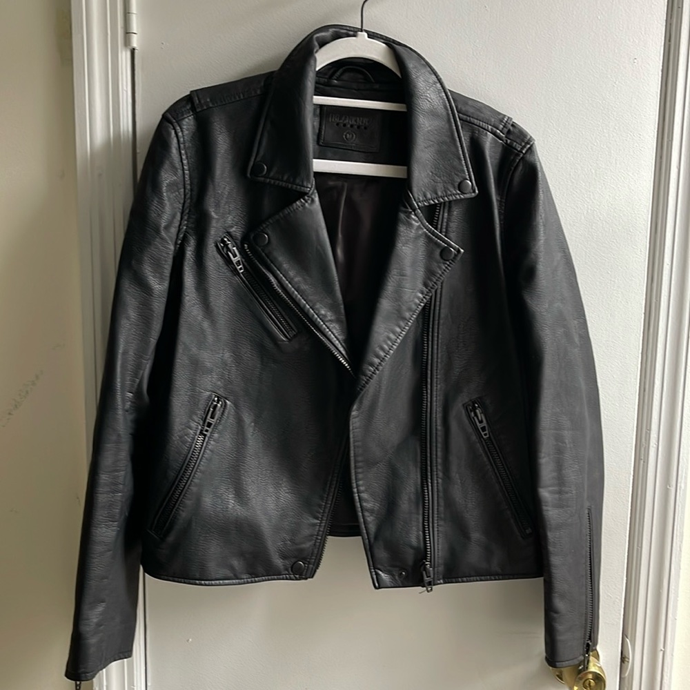 Anthropologie Blank NYC black moto jacket